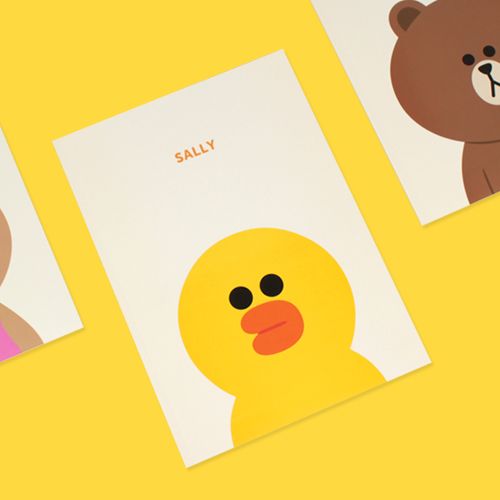 linefriends note_sally(5ea)